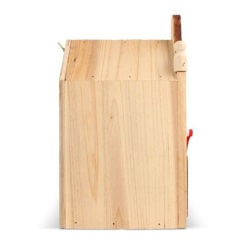 Vogelhaus aus Holz FSC Natur | ohne Werbeanbringung | Nicht verfügbar | Nicht verfügbar | Nicht verfügbar