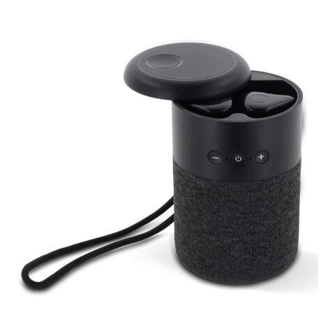 Wireless speaker William with TWS earbuds schwarz | ohne Werbeanbringung | Nicht verfügbar | Nicht verfügbar | Nicht verfügbar