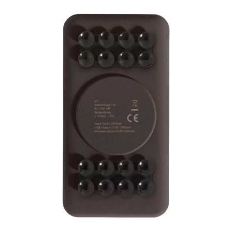 Powerbank Blade, kabellos, 4000mAh, Saugnäpfe Schwarz | ohne Werbeanbringung | Nicht verfügbar | Nicht verfügbar | Nicht verfügbar