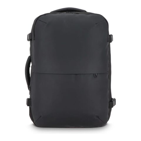 PU-beschichteter Dalston-Rucksack Vakuumrucksack 30 x 15 x 45 cm 20 l schwarz | ohne Werbeanbringung | Nicht verfügbar | Nicht verfügbar