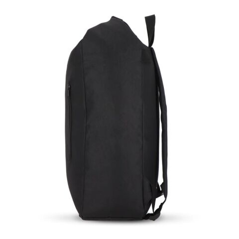 R-PET 600D Rolltop-Rucksack 20L Schwarz | ohne Werbeanbringung | Nicht verfügbar | Nicht verfügbar