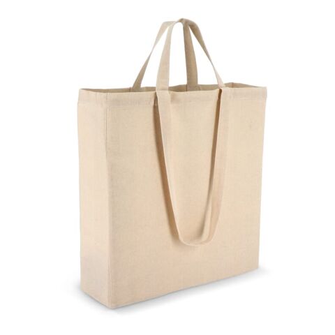 Tragetasche aus Baumwolle OEKO-TEX® 38 x 10 x 42cm 140g/m² Ecru | ohne Werbeanbringung | Nicht verfügbar | Nicht verfügbar