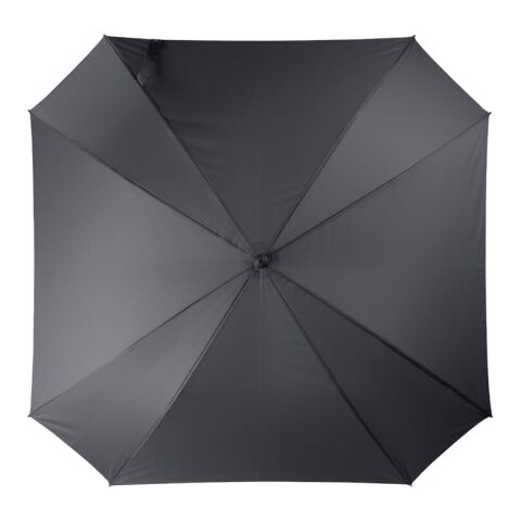 Luxus 27” quadratischer Regenschirm mit Hülle Schwarz