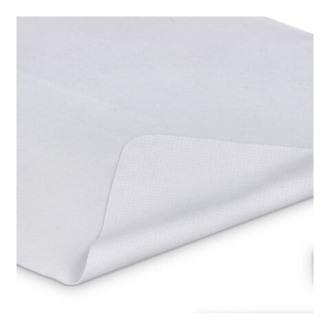 Mikrofaser-Mauspad mit Silikonpunkten 18 x 22 cm (325 g/m²) Sublimationsdruck Weiss