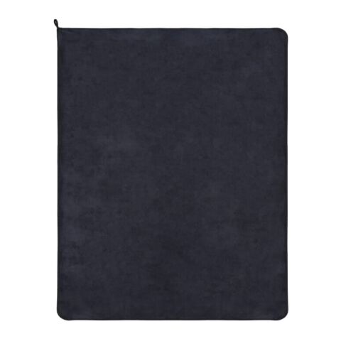 Vliesdecke 120×150 cm, 500 g/m² Korallenvlies, sublimationsdruckfähig. Schwarz