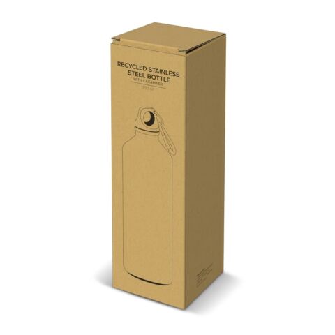 R-Edelstahl einwandige Flasche mit Karabiner 750ml Weiss | ohne Werbeanbringung | Nicht verfügbar | Nicht verfügbar