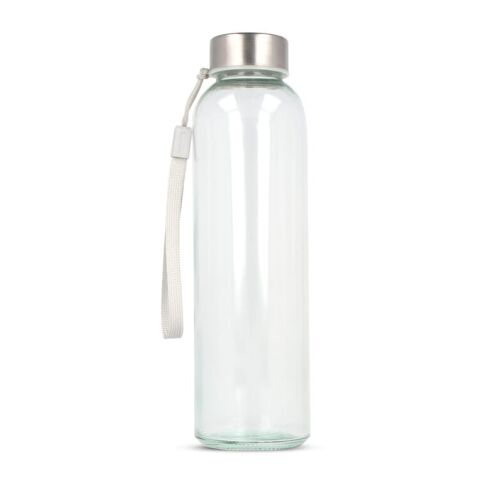 Trinkflasche aus Glas 500ml Transparent | 1-farbiger Tampondruck | Kappe | Ø 30 mm | Nicht verfügbar