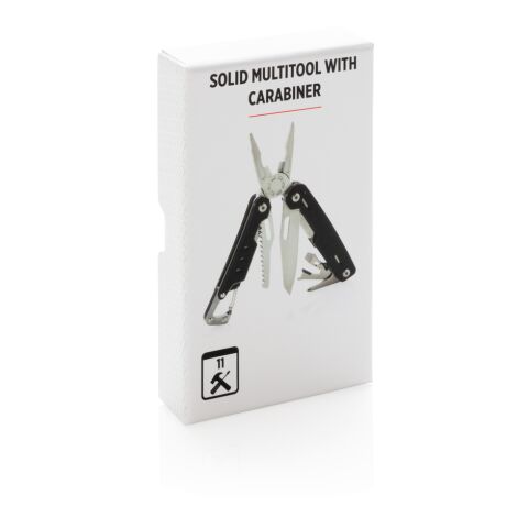 Solid Multitool mit Karabiner schwarz | ohne Werbeanbringung | Nicht verfügbar | Nicht verfügbar | Nicht verfügbar