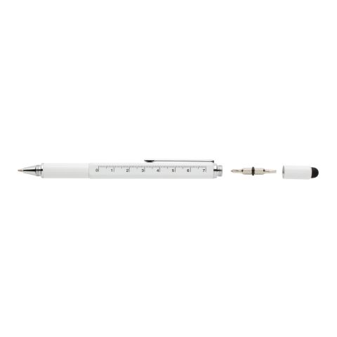 5-in-1 Tool-Stift weiß | ohne Werbeanbringung | Nicht verfügbar | Nicht verfügbar | Nicht verfügbar