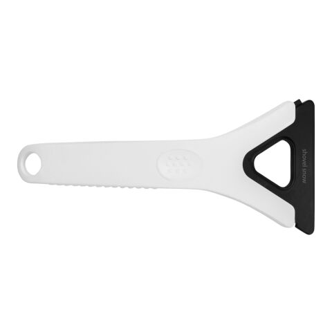 Polard 3-in-1-Eiskratzer aus RCS recyceltem Kunststoff weiß | ohne Werbeanbringung | Nicht verfügbar | Nicht verfügbar