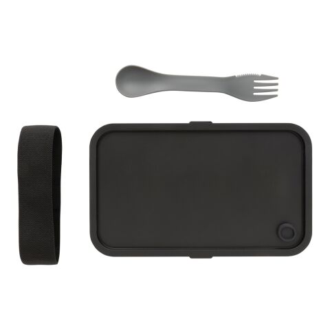 GRS RPP Lunchbox mit Göffel grau | ohne Werbeanbringung | Nicht verfügbar | Nicht verfügbar