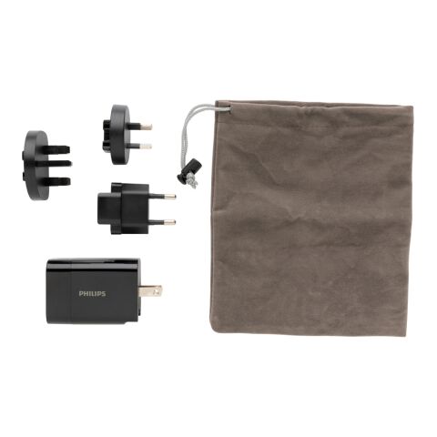 Philips Ultra Fast PD Travel-Charger schwarz | ohne Werbeanbringung | Nicht verfügbar | Nicht verfügbar