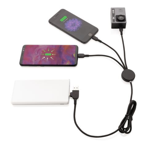 Light-Up Logo 6-in-1 Kabel schwarz | ohne Werbeanbringung | Nicht verfügbar | Nicht verfügbar