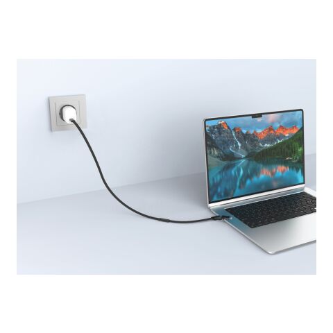 Arc RCS 60W 120cm 2-in-1 Schnellladekabel schwarz