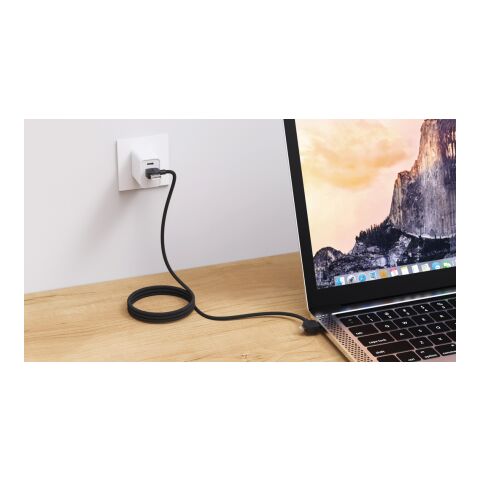 Urban Vitamin Stockton 65W magnet. Kabel RCS recyc. TPE/PET schwarz | ohne Werbeanbringung | Nicht verfügbar | Nicht verfügbar