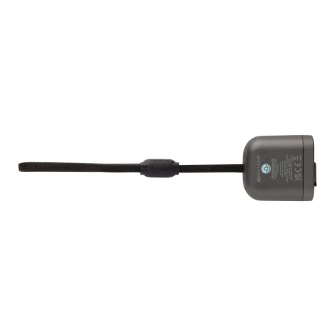 Spira RCS – recyceltes, einziehbares 100W-Schnellladekabel grau
