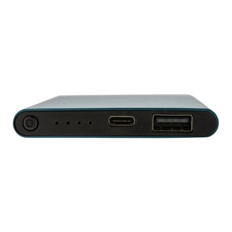 4.000mAh Type-C Powerbank aus RCS recyeltem ABS &amp; Aluminium blau | ohne Werbeanbringung | Nicht verfügbar | Nicht verfügbar