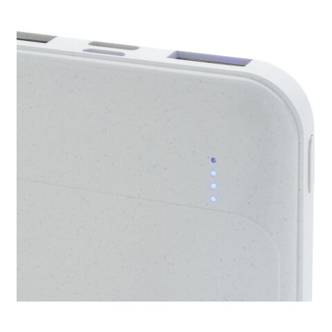 5.000mAh Powerbank aus RCS recyceltem Kunststoff weiß | ohne Werbeanbringung | Nicht verfügbar | Nicht verfügbar