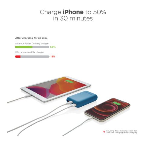 Urban Vitamin Alameda 10.000mAh 18W PD Powerbank blau | ohne Werbeanbringung | Nicht verfügbar | Nicht verfügbar