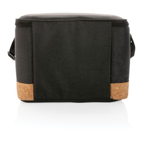 Impact AWARE™ XL RPET Two-Tone Kühltasche mit Korkdetail schwarz | ohne Werbeanbringung | Nicht verfügbar | Nicht verfügbar | Nicht verfügbar