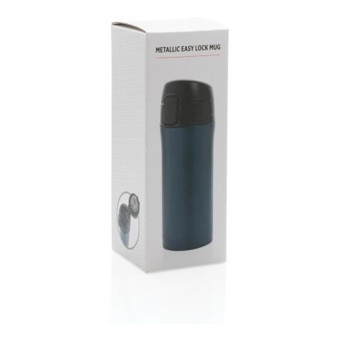 Metallic Easy-Lock Vakuum-Becher blau | ohne Werbeanbringung | Nicht verfügbar | Nicht verfügbar