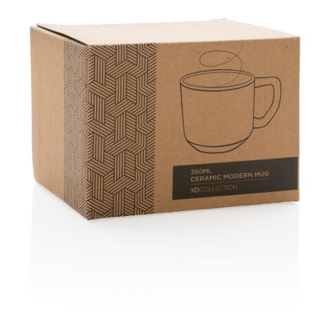 Moderne Keramiktasse schwarz-weiß | ohne Werbeanbringung | Nicht verfügbar | Nicht verfügbar