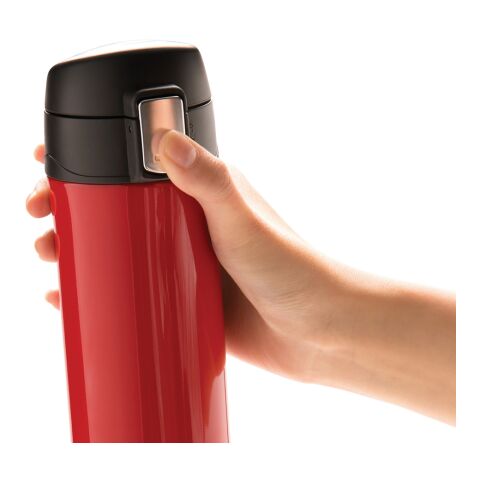 Easy-Lock Vakuum-Becher aus RCS recyceltem Stainless-Steel rot | ohne Werbeanbringung | Nicht verfügbar | Nicht verfügbar