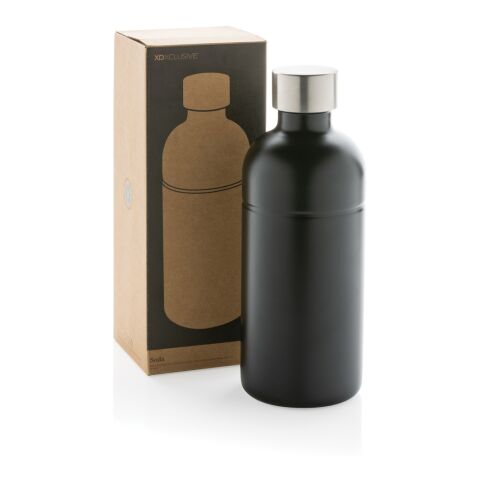 Soda Trinkflasche aus RCS-zertifiziertem Stainless-Steel schwarz | ohne Werbeanbringung | Nicht verfügbar | Nicht verfügbar