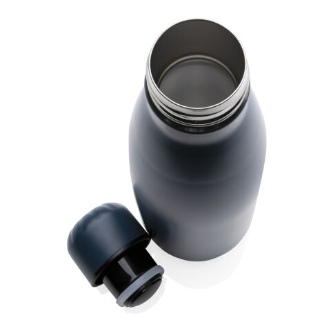 Einfarbige Vakuumisolierte Stainless Steel Flasche blau | ohne Werbeanbringung | Nicht verfügbar | Nicht verfügbar