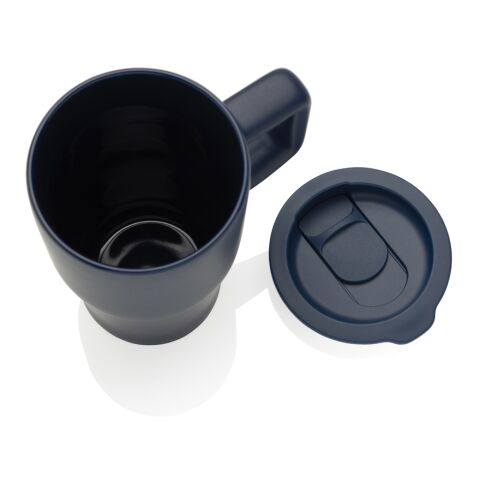Keramik Luxe Quencher 490ml navy blau | ohne Werbeanbringung | Nicht verfügbar | Nicht verfügbar