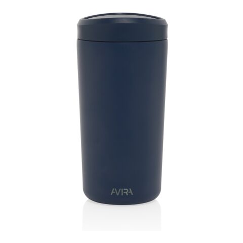 Avira Alix Klickbecher aus RCS rec. Stahl 400ml navy blau | ohne Werbeanbringung | Nicht verfügbar | Nicht verfügbar