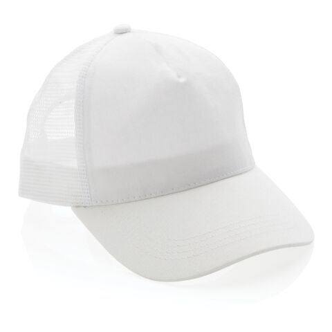 Impact AWARE™ 190gr Brushed rCotton 5 Panel Trucker-Cap weiß | ohne Werbeanbringung | Nicht verfügbar | Nicht verfügbar | Nicht verfügbar