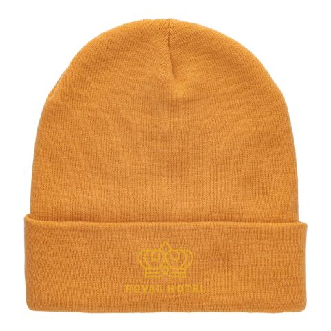 Impact Polylana® bequeme Beanie mit AWARE™ Tracer Sonnenuhr Orange
