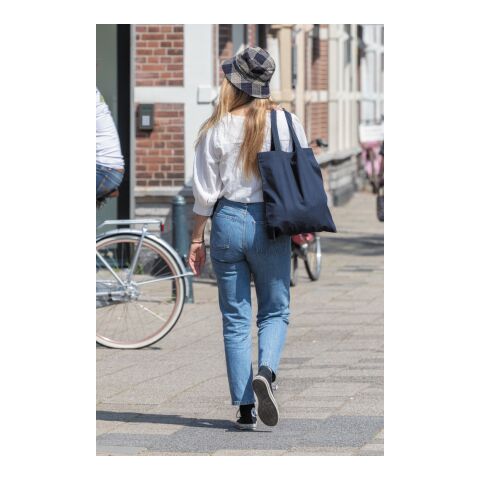 Impact AWARE™ recycelte Baumwolltasche 145gr navy blau | ohne Werbeanbringung | Nicht verfügbar | Nicht verfügbar | Nicht verfügbar