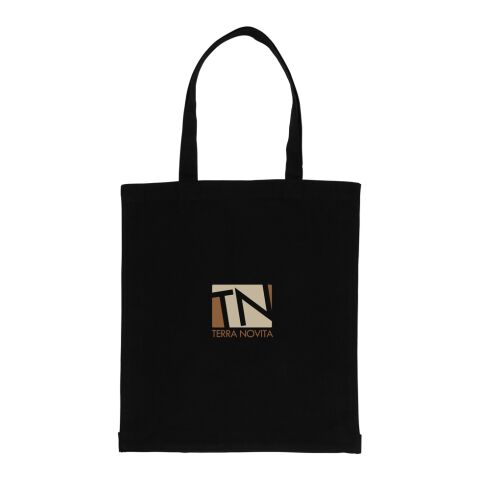 Impact AWARE™ recycelte Baumwolltasche 145gr mit Boden schwarz | ohne Werbeanbringung | Nicht verfügbar | Nicht verfügbar | Nicht verfügbar
