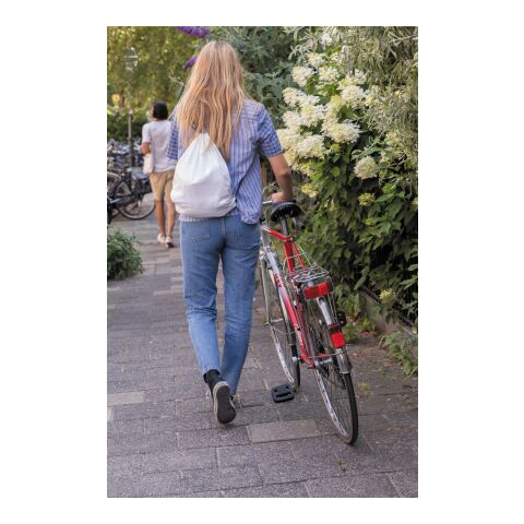 Impact AWARE™ RPET 190T Sportbeutel weiß | ohne Werbeanbringung | Nicht verfügbar | Nicht verfügbar | Nicht verfügbar