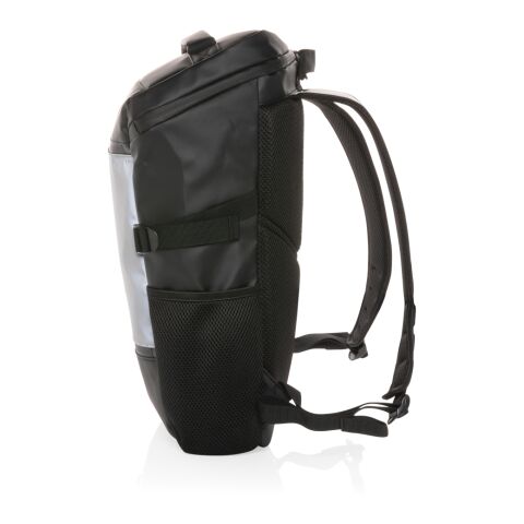 PU-Easy-Access High-Visibility 15.6&quot; Laptop-Rucksack schwarz | ohne Werbeanbringung | Nicht verfügbar | Nicht verfügbar