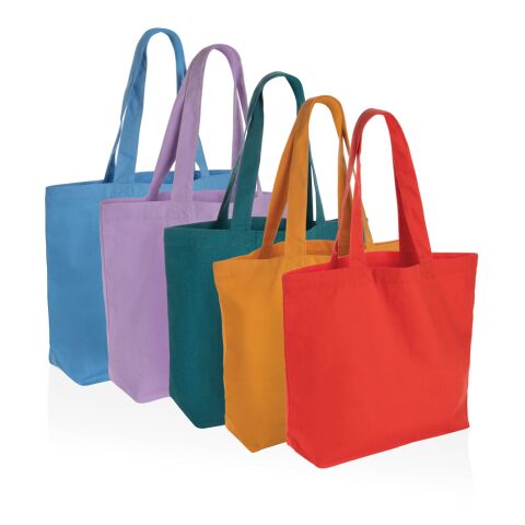 Impact Aware™ 240g/m² rCanvas Shopper mit Tasche Ruhiges Blau | ohne Werbeanbringung | Nicht verfügbar | Nicht verfügbar | Nicht verfügbar