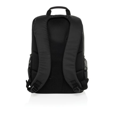 Lima Aware™ RPET wasserabweisender 15,6&quot; Laptop-Rucksack schwarz | ohne Werbeanbringung | Nicht verfügbar | Nicht verfügbar | Nicht verfügbar
