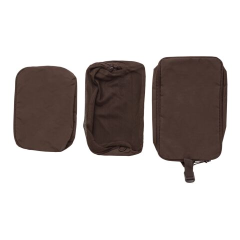 KENTO URBAN Packing Cube Set aus RCS recyceltem Nylon braun
