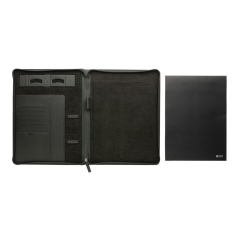 Swiss Peak Heritage RCS rPU A4 Portfolio mit Reißverschluss schwarz | ohne Werbeanbringung | Nicht verfügbar | Nicht verfügbar