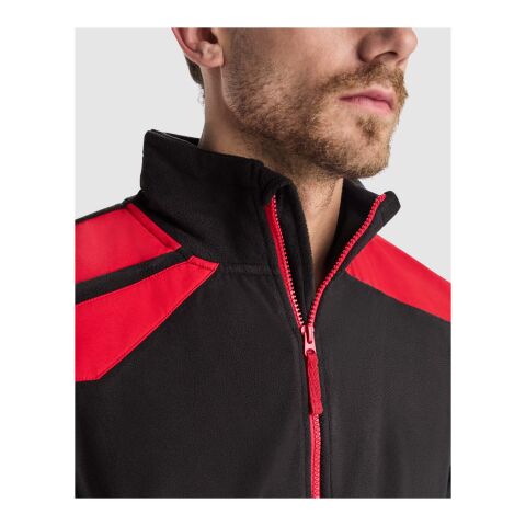 Terrano Mikrofleecejacke, unisex Standard | schwarz-rot | L | ohne Werbeanbringung | Nicht verfügbar | Nicht verfügbar