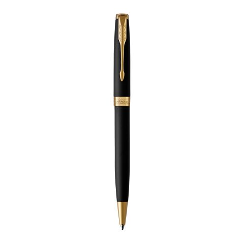 Parker SONNET Stift mattschwarz mit Palladium-Verzierungen gold