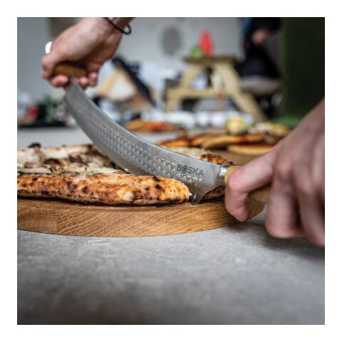 BOSKA Pizza- und Käsemesser Oslo+Nr. 4 Stahl-braun | ohne Werbeanbringung | Nicht verfügbar | Nicht verfügbar