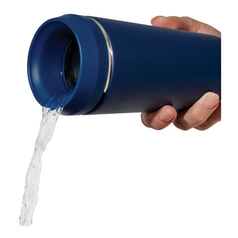 Topl-Trinkbecher aus rec. Stahl mit 360-Grad-Deckel 354ml navy blau | ohne Werbeanbringung | Nicht verfügbar | Nicht verfügbar