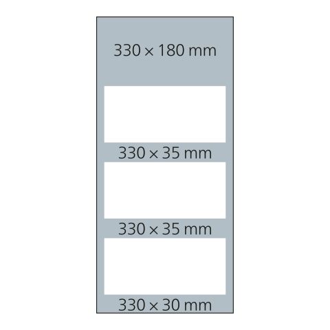 3-Monatskalender Mehrblock Profil 3 RECYCLING Schrift modern Hellgrau | 330 × 700 mm | ohne Werbeanbringung | Nicht verfügbar | Nicht verfügbar | Nicht verfügbar