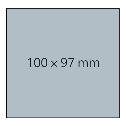 Haftnotizblock Basic 100 × 97 mm Format groß 100 × 97 mm | ohne Werbeanbringung | 25.0
