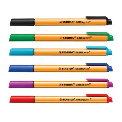 STABILO GREENpoint Faserschreiber grün | ohne Werbeanbringung