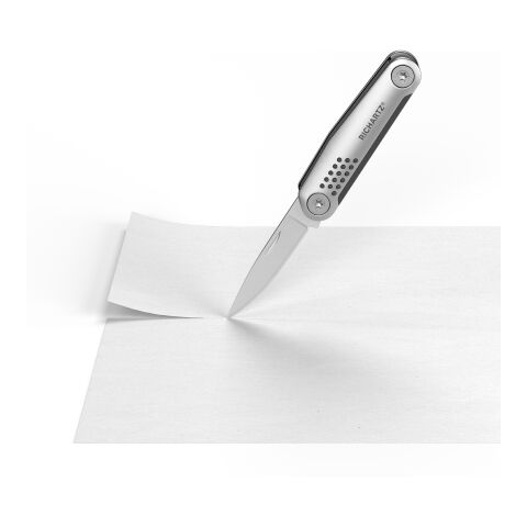 RICHARTZ® Struktura Taschenmesser 8+ mini silber | ohne Werbeanbringung | ohne Werbeanbringung