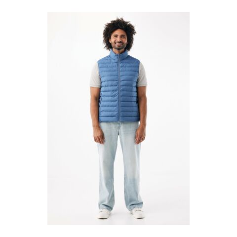 IQONIQ Meru Herren Bodywarmer aus recyceltem Polyester moon blue | XXL | ohne Werbeanbringung | Nicht verfügbar | Nicht verfügbar | Nicht verfügbar